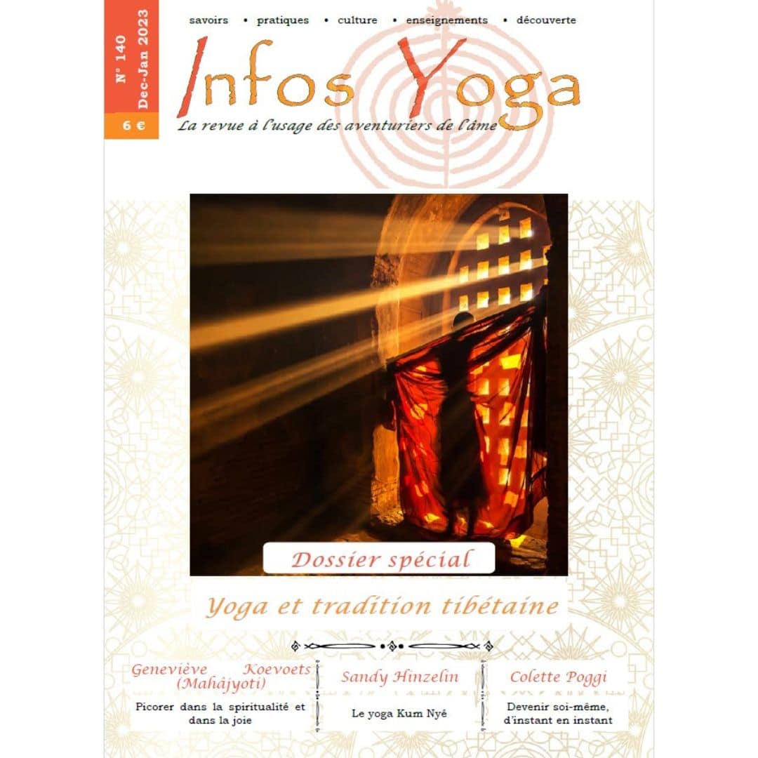 Couverture du magazine Infos Yoga, article sur Kum Nyé