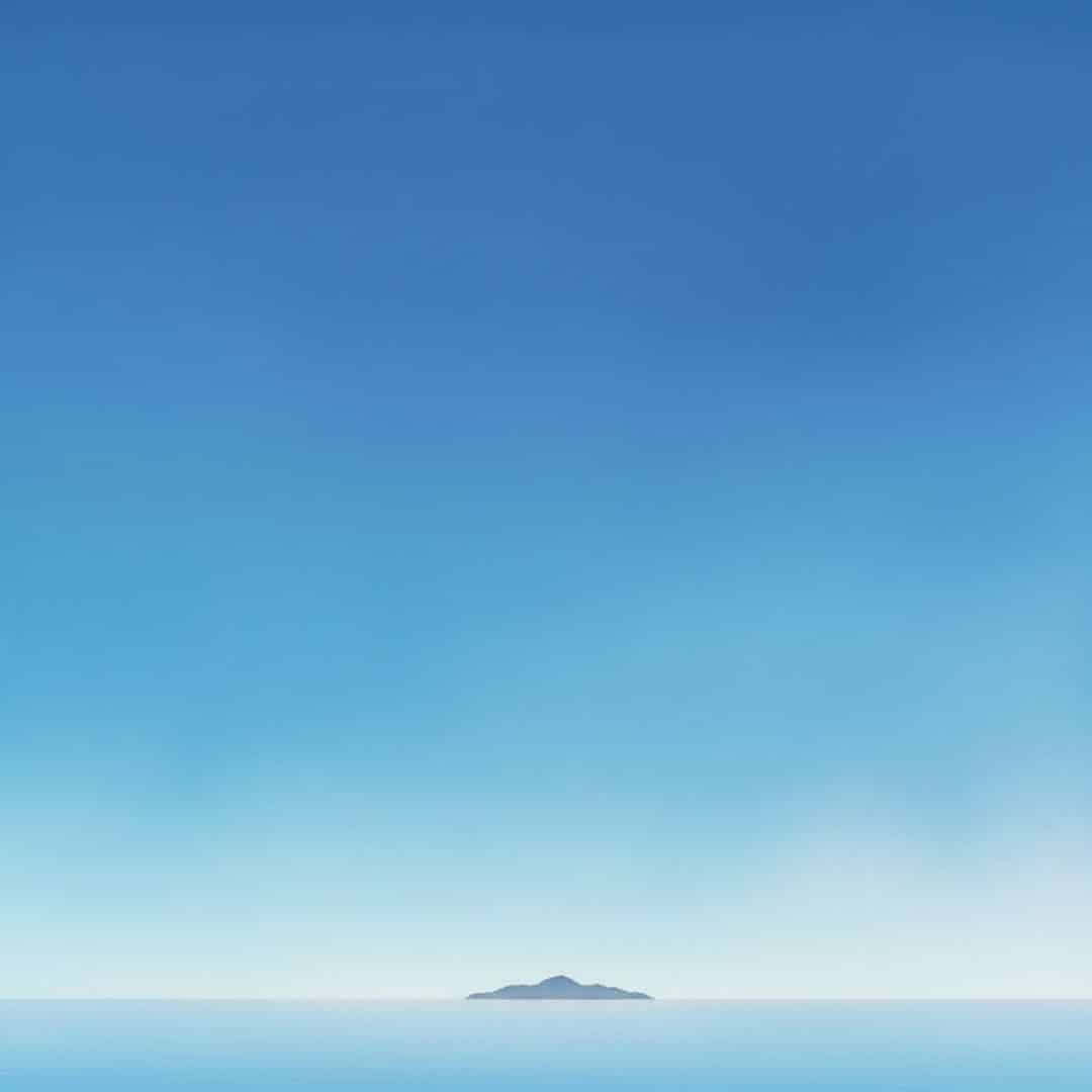 Une île sous un ciel magnifique