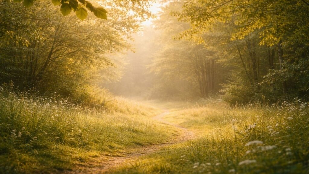 Clairière ensoleillée